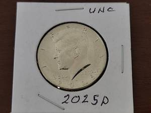 lot 10031 image: 2025-D Kennedy Half Dollar UNC