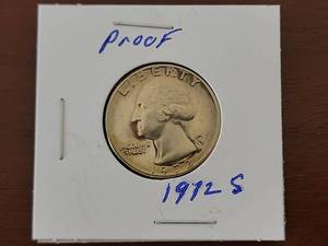 lot 10034 image: 1972-S Washington Quarter Proof