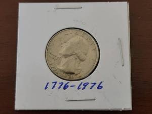 lot 10046 image: 1776-1976 Washington Bicentennial Quarter Dollar
