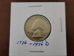 lot 10047 image: 1776-1976-D Washington Bicentennial Quarter Dollar