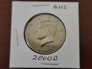 lot 10048 image: 2000-D Kennedy Half Dollar