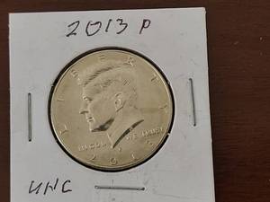 lot 10054 image: 2013-P Kennedy Half Dollar UNC