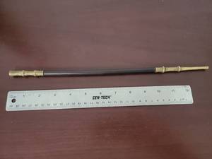 lot 10059 image: Brass Slender Cigarette Holder