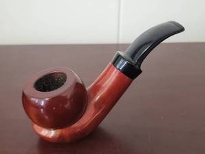 lot 10069 image: Tobacco Smoking Pipe Red Bowl Black Stem