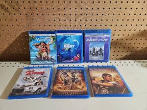 lot 5063 image: Blu-ray DVD Digital HD Movies Lot 6 Films Bundle