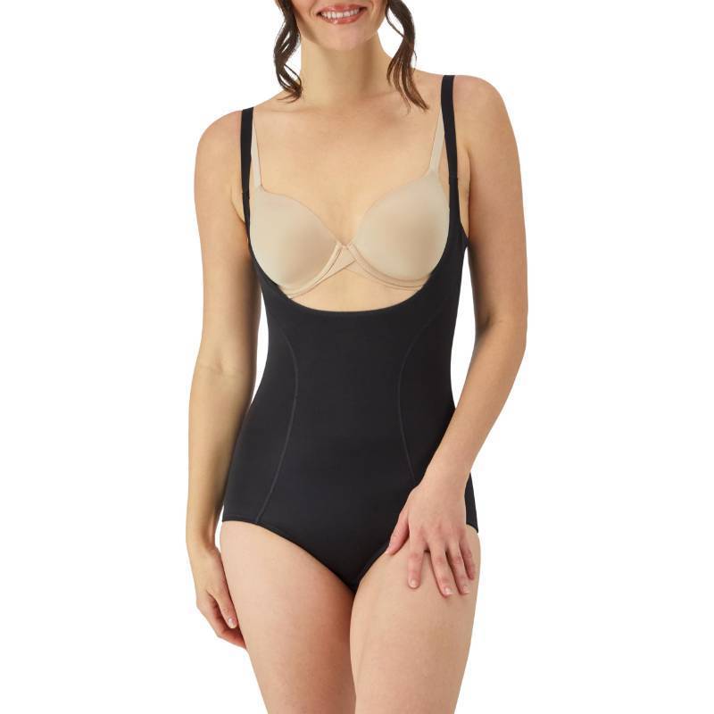 lot 2154 image: Maidenform womens Ultimate Slimmer Your Own Bra Briefer Fl2656 shapewear bodysuits, Black, X-Large US - Retail $50