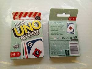 lot 2003 image: Mattel UNO Minno Bullseye Card Game 2 Pack - Retail $10