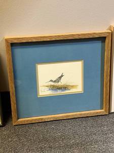 lot 54 image: Framed wall decor 14 x 16 in