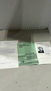 lot 1081 image: 1966 Civil Defense Fallout Protection Booklet with Bureau of Census Cover Letter