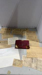 lot 1082 image: War Ration Books Collection with OPA Documents and Ration Holder Wallet