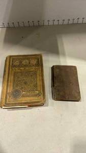 lot 1084 image: American Book Company History Textbook with Handwritten Inscriptions - Lot of 2 Old Books