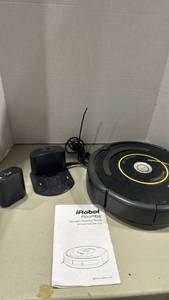 lot 1188 image: iRobot Roomba 600 Series Robot Vacuum with Home Base and Virtual Wall