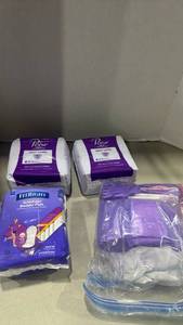 lot 1270 image: Poise Daily Liners, FitRight ActivEdge Bladder Pads & Womens Underwear Bundle