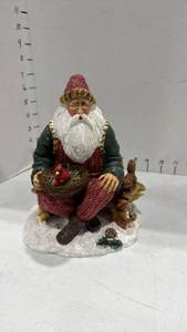lot 2015 image: Santa with cardinal and squirrels