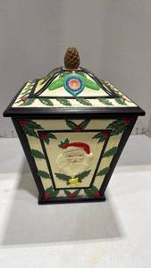 lot 2028 image: Ceramic Santa cookie jar 12 inches tall