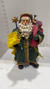 lot 2033 image: Fabric Mache Santa