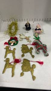 lot 2063 image: Poodle ornaments