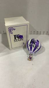 lot 2064 image: K-State Santa Claus ornament 2004