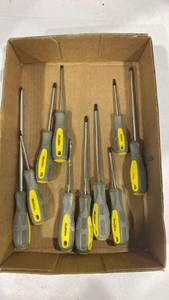 lot 2091 image: 10 piece screwdriver set