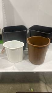 lot 2103 image: Plaster trash cans