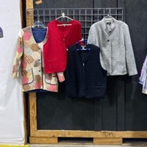 lot 2125 image: Ladies jackets and vests sizes 14, 16, 18, 20
