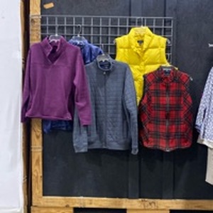 lot 2126 image: Ladies vests and jackets size XL
