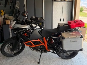 2014 KTM 1190 Adventure R with under 14,000 miles never dropped with lots of accessories