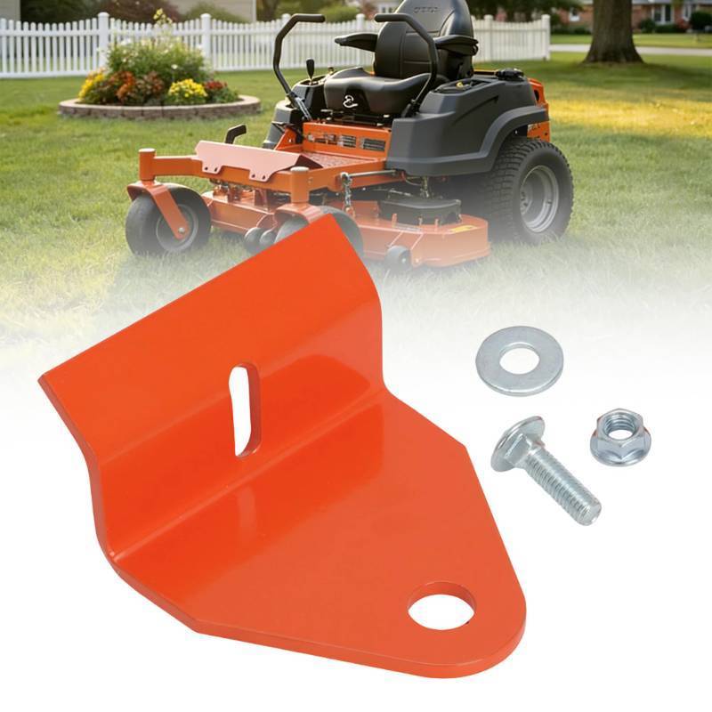 lot 42801 image: Trailer Hitch for Scag Tiger Cat 2 & Cheetah Zero Turn Mowers 48 52 61 Decks, 14 Thick and 34 Inch Hole - Retail $40
