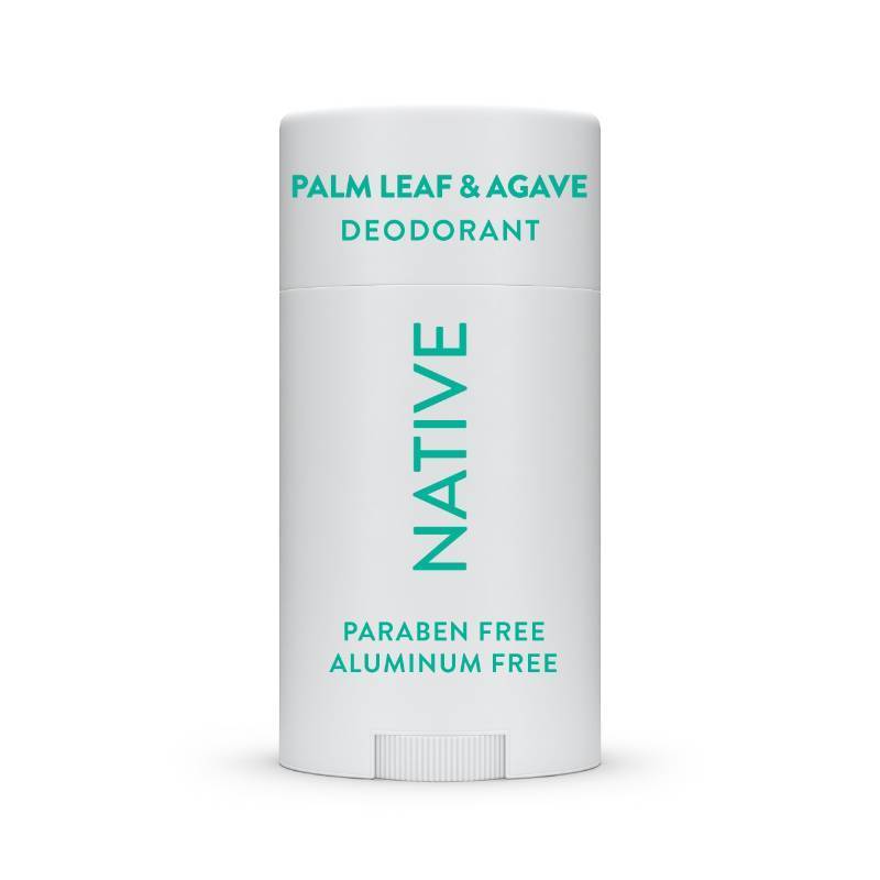 lot 31801 image: Native Deodorant Contains Naturally Derived Ingredients, 72 Hour Odor Control, Deodorant for Women and Men, Aluminum Free, Palm Leaf & Agave 2.65oz - Retail $14