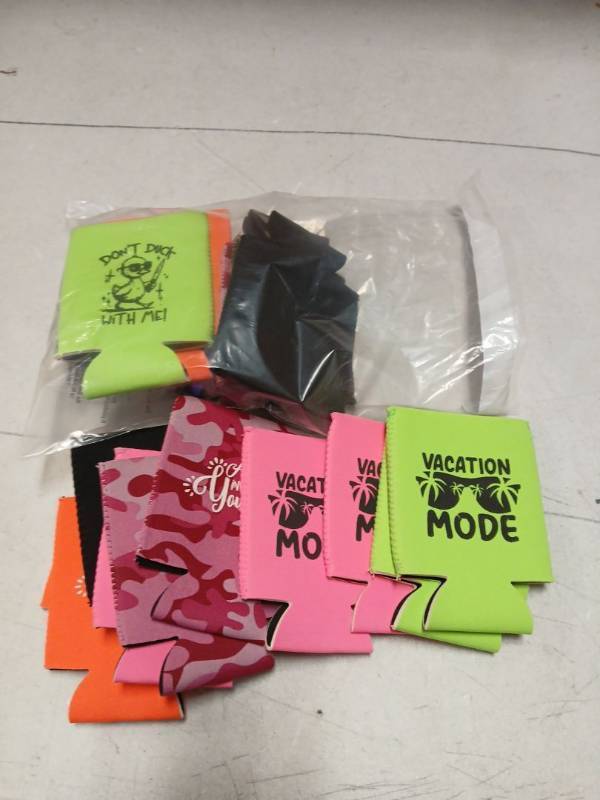lot 27846 image: Assorted Design Can Coozies 20pk