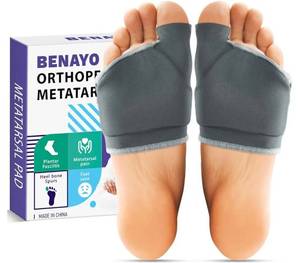 lot 27746 image: Orthopedic Metatarsal Pads,Ball of Foot Cushion with Gel Pad for Women and Men, Foot Pads for Ball Pain Relief, Mortons Neuroma, Metatarsalgia Support. SIZE XL - Retail $15