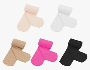 lot 27780 image: 5 Pairs Ballet Tights for Girls Toddler-Soft Footed Dance Transition Tights. SIZE UNKNOWN. - Retail $12