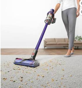 lot 10694 image: Dyson V10 Cordless Stick Vacuum with Multiple Attachments - Retail $400