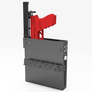lot 2026 image: Car Handgun Safe, Biometric Pistol Safe with Fingerprint, Keypad & Key