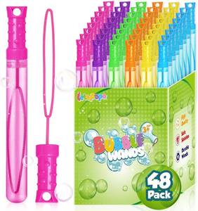 lot 2032 image: Bubble Wand, 48 Pcs Bubble Wands in 6 Colors   Party Favors for Kids
