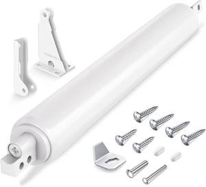 lot 2008 image: EVOULTES Automatic Storm Door Closer with Adjustable Closing Speed (White)