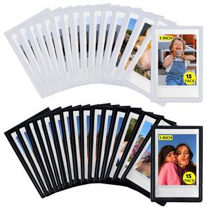 lot 2040 image: CAIYOULE 30 Pack Mini 3 Inch Magnetic Pocket Picture Frame for Fujifilm Instax Mini Polaroid Instant Film, Magnetic Photo Frame for Refrigerator, Picture Frames Photo Holder for Fridge, School, Office