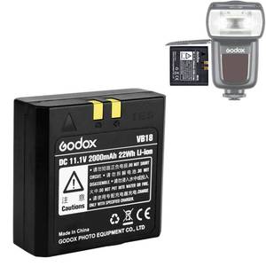 lot 2068 image: Godox V860II &amp V850II Original Battery VB18 11.1V2000mAh22Wh Li-ion Battery Pack, High-Capacity Power Solution for V580, V850 II, V860II-N, V860II-C, V860II-S, V860II-F, V860II-O Speedlite Flash