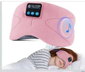 lot 2079 image: Sleep Headphones Bluetooth 5.4 Sleeping Eye Mask Wireless Music Earphones with HD Speakers for Side Sleepers Total Blackout Cotton Mask for Travel, Home, Office, Unique Gifts Grey