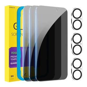 lot 2101 image: PEHAEL 33 Pack for iPhone 16 Plus Privacy Screen Protector with Camera Lens Protector Full Coverage Anti-Spy Tempered Glass Film 9H Hardness Easy Installation Bubble Free 6.7 inch