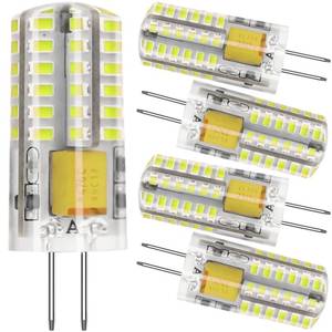 lot 2108 image: AIMEOKO G4 LED Bulb 12V Bi Pin Base Replace 20W Halogen Bulbs for Home and Landscape Lighting Non-dimmable, 3W Daylight White 6000K, 5 Pcs