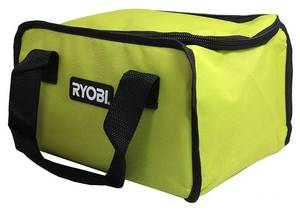 lot 9872 image: Ryobi 903209066  902164002 Soft-Sided Power Tool Bag with Cross X Stitching and Zippered Top (Fits CSB143LZK Circular Saw)