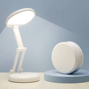 lot 9884 image: One Fire Rechargeable Table Lamp,Dimmable Cordless Lamp Desk Lamp for Dorm,3600mAh Battery Operated Lamp Rechargeable Lamp,Small Desk Lamp Portable Light for OfficeStudyNailCraftPuzzle(Warm Light)