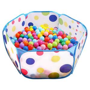 lot 9909 image: EocuSun Kids Ball Pit Large Pop Up Toddler Ball Pits Tent for Toddlers Girls Boys for Indoor Outdoor Baby Playpen wZipper Storage Bag, Balls Not Included (Blue)