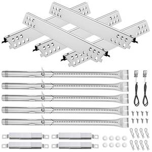 lot 9947 image: Wanchao Grill Replacement Parts for Charbroil Performance 5 Burner 463347519 ,463347518,463373019,463373319,463275517,463243519,463243518,463275717,G470-5200-W1,G470-0004-W1 Heat Plates