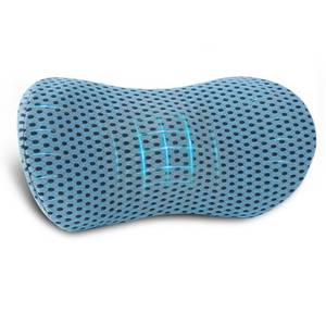 lot 9640 image: Lumbar Pillow, Memory Foam Lumbar Support Pillow for Office Chair and Car Seat, Ergonomic Streamline Back Pillow for Lower Back Pain Relief, Back Support Pillow for Sitting, Driving, Traveling