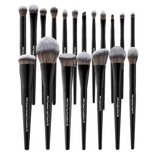 lot 9651 image: Bueart Design 19Pcs Professional Grade Labeled Makeup Brushes Set, Large Foundation Powder Contour Concealer eyeshadow Blush EyeLiner Make up Brushes,Premium Synthetic hair,Vegan Cruelty-free