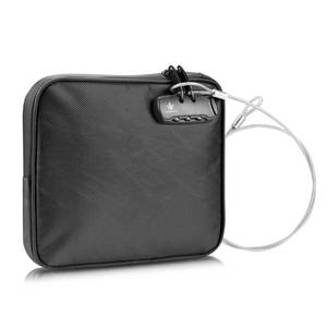 lot 9681 image: KOSMCCO Beach Locking Bag, 9x7.5 Inch Portable Safe for Phone, Wallet, Keys  Anti-Theft Locking Travel Pouch for Pool, Vacation (Black)