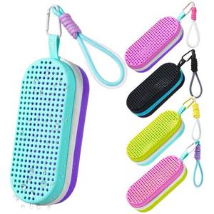 lot 9729 image: MSNATURALLY Swim Goggle Case For Swimming Goggles, Valentine Gifts for Him Men Boyfriend Husband, 2026 New Silicone Protective Cases with Drain Hole for Goggles, Beach Must Haves
