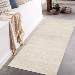 lot 9806 image: Art&Tuft Runner Rug 2x5 Non-Slip - Low-Pile Washable Runner Rug for Hallway, Soft Distressed Carpet Runner for Bedroom Bathroom Kitchen Laundry Living Room, Beige